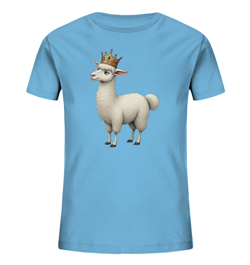 Llama Queen #2 - Kids Organic Shirt