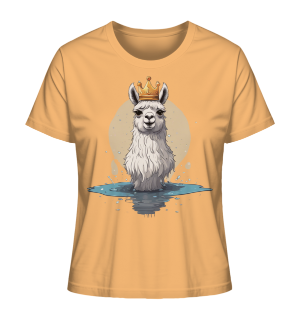 Llama Queen #1 - Ladies Organic Shirt – Bild 2