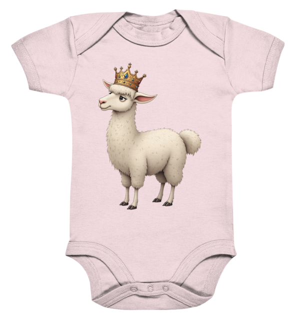 Llama Queen #2 - Organic Baby Bodysuit – Bild 3