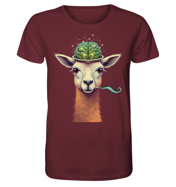 Llama - The Gentleman Scientist - Organic Shirt – Bild 2